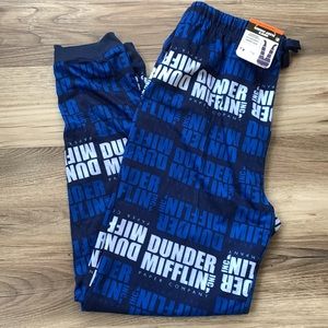 Office Dunder Mifflin Paper Sleep Jogger Pajama Lounge Wear Pants M Med Pjs New
